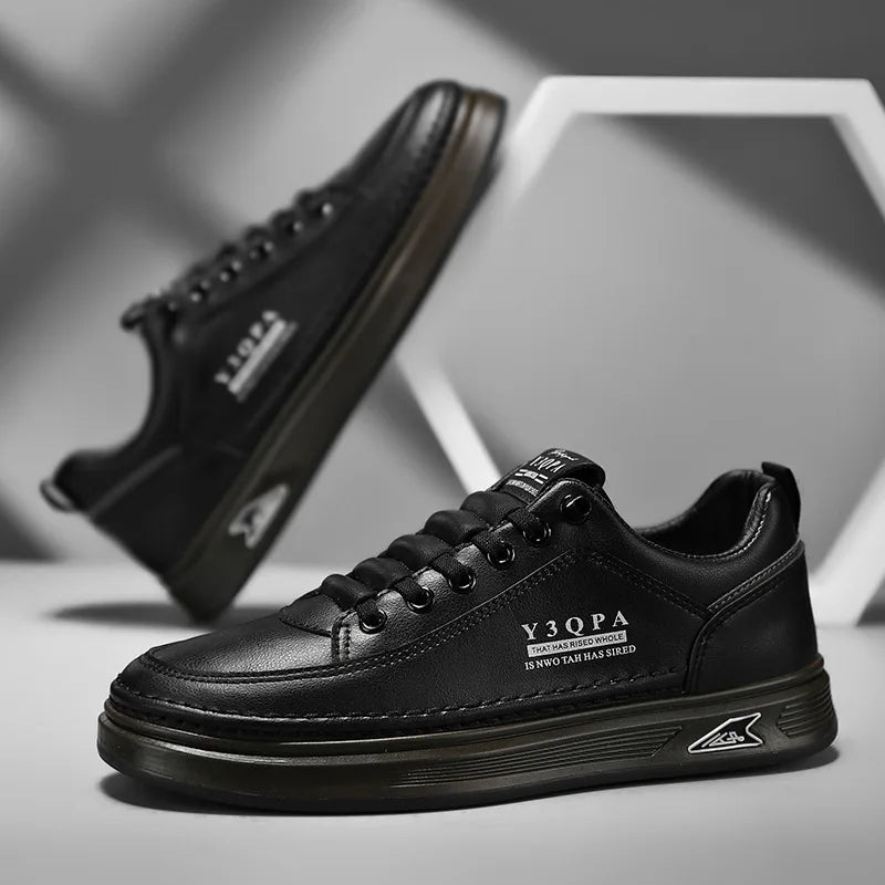 Modieuze casual zomerrijschoenen voor heren, sportieve instaploafers, veelzijdig, comfortabel, ademend, slijtvast leer -..