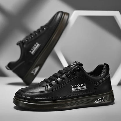 Modieuze casual zomerrijschoenen voor heren, sportieve instaploafers, veelzijdig, comfortabel, ademend, slijtvast leer -..