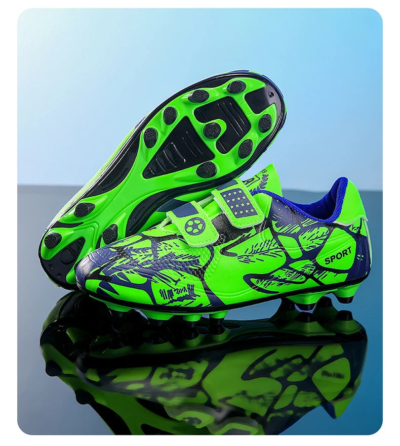 Soccer Cleats for Men Women Breathable Lightweight Anti Slip Firm Ground for Outdoor Football Training Match Sports