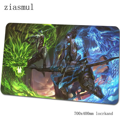 Tapete de rato Overwatch — elegante tapete para computador 70x40cm, tapete de rato gaming grande XL para rato e teclado, jogos PC, secretária gamer