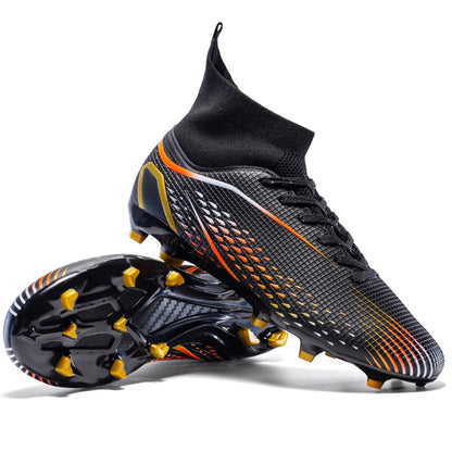 Men Football Boots Professional Turf Futsal Match Grass Unisex Outdoor Training Soccer Shoes Soccer Cleats Non-slip Breathable