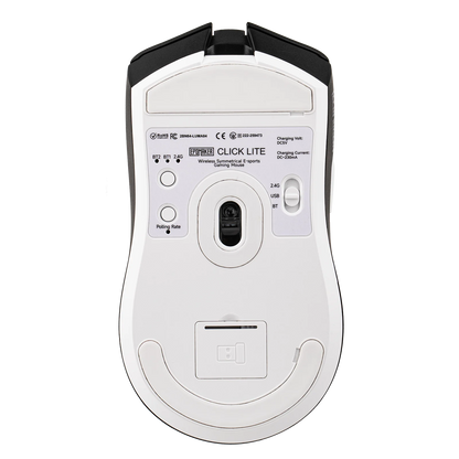 Rato Gaming sem Fios/BT/2.4GHz e com Fio EPOMAKER Click Lite, Sensor PAW3311, 800 a 24000 DPI, com Bateria de 500mAh para PC/Mac/Linux