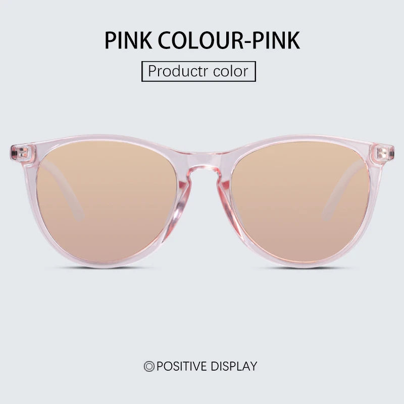 Trendy Polarized Sunglasses For  Women Brand Design Frame Fashion Sunglasses Pink  UV400