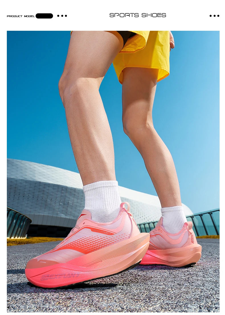 Marathon Men Running Shoes Carbon Board Speciality Sports Breathable Lightweight Women's Comfortable Chunta Athletic Sneakers