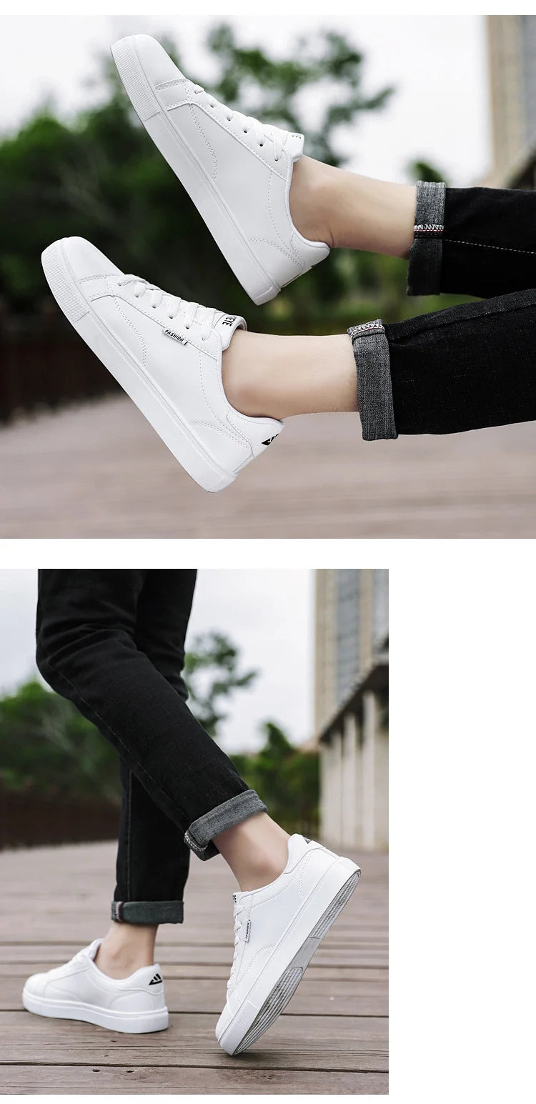 Scarpe da skateboard casual da uomo, scarpe bianche, scarpe da tempo libero per attività all'aperto, sneakers, scarpe da passeggio traspiranti, scarpe basse, Chaussure Homme 39-48
