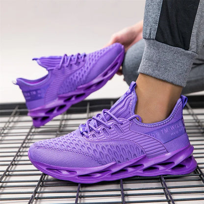 Hot Sale Pink Casual Sneakers Women Men Blade Shoes Big Size 46 Light Breathable Running Shoes Shoes Men Mesh Sports Sneakers