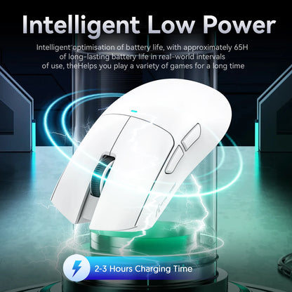 Attack Shark R1/X11 Tri-Mode Wireless Gaming Mouse, 18,000 DPI PAW3311 Bluetooth, 2.4GHz & Wired Lightweight Programmable Gaming Mouse for PC & Laptop