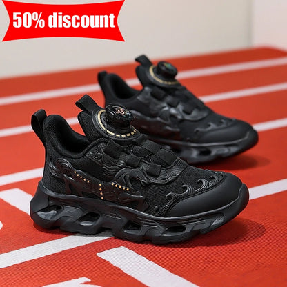 Dziecięce buty sportowe – modne, siateczkowe, studenckie, amortyzowane buty treningowe – nowe, oddychające, antypoślizgowe buty do codziennego biegania