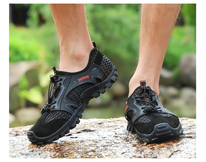 Breathable Outdoor Hiking Shoes Sports Wading Shoes Fishing Men's Shoes Summer Casual Sandals Comfortable And Breathable