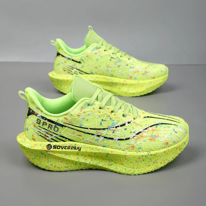 Running Shoes Carbon Board 2026 Marathon Cushion Men Sports Breathable Lightweight Women Comfortable Athletic Nonskid Sneakers