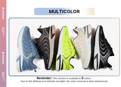 Baasploa Men's Running Shoes Casual Lightweight Mesh Breathable Sneakers Male Outdoor Non-Slip Wear-Resistant Sports Shoes