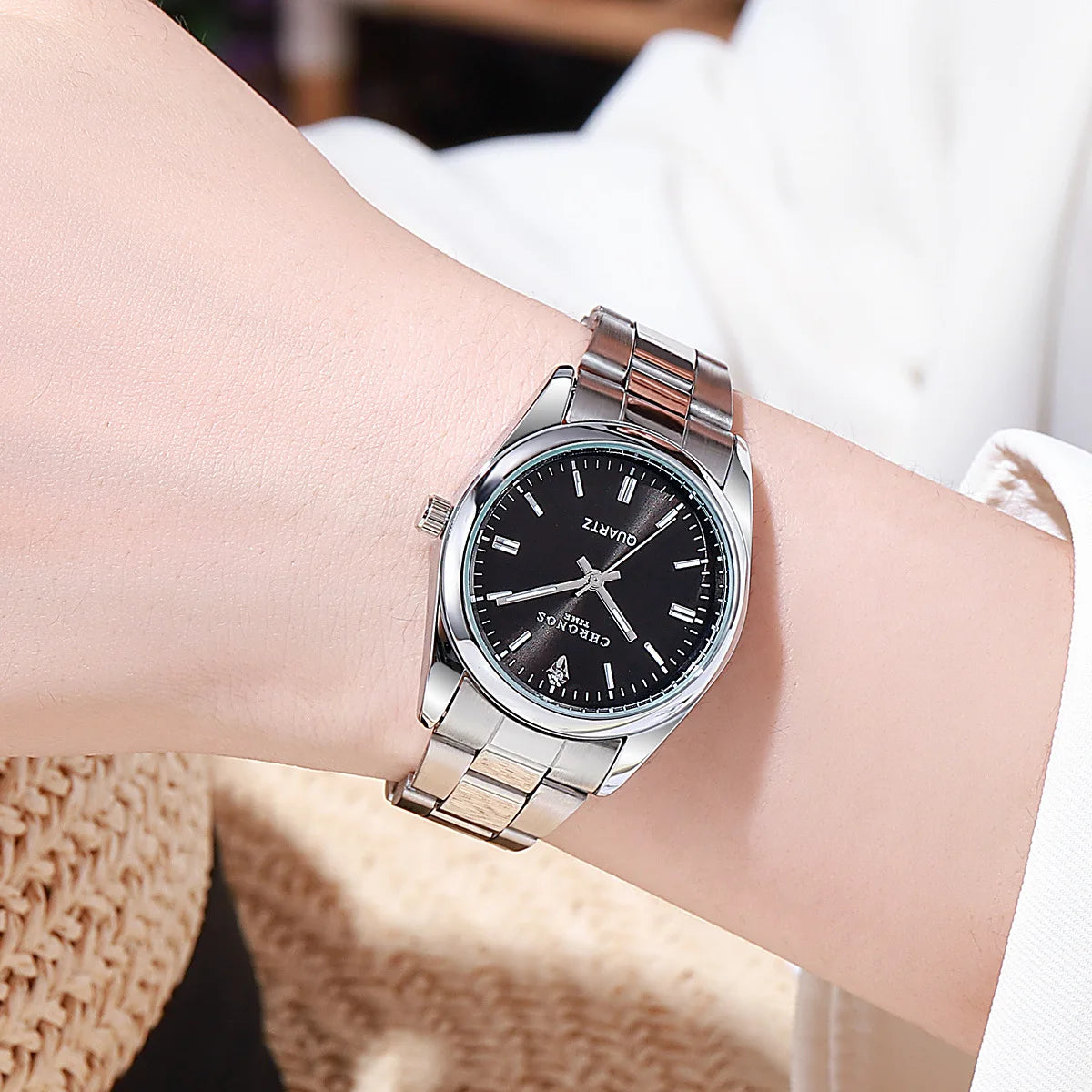 CHRONOS Women's Wrist watch Original Luxury Watches for Ladies Waterproof Stainless Steel Quartz Woman Wristwatch 2023 trend