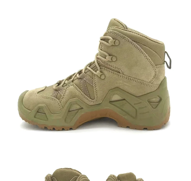 Lynjacye – zielone buty bojowe o średniej wysokości dla mężczyzn i kobiet, rozmiary 39–46, buty outdoorowe, treningowe, turystyczne, pustynne, do wspinaczki, Bota Masculina