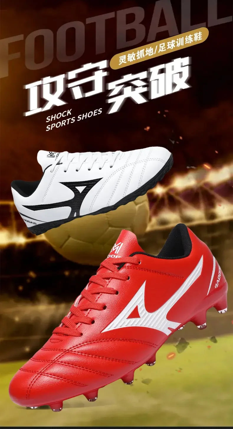 New Arrival Main Push  Soccer Cleats Long Broken Studs Outdoor Sports Football Shoes