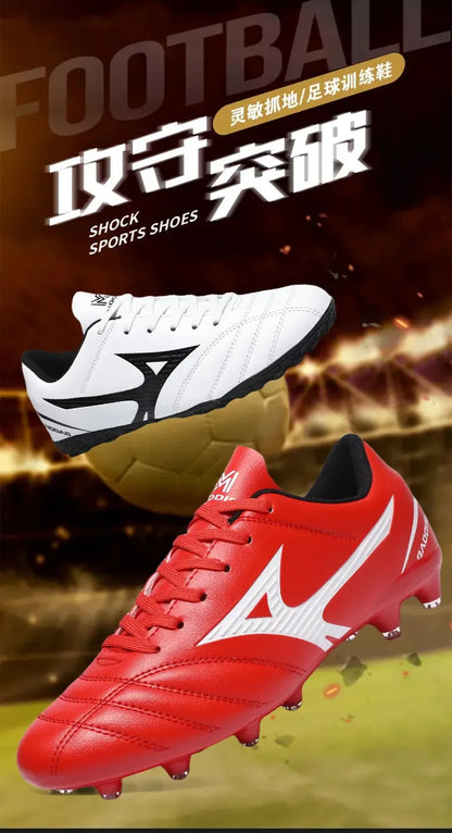 New Arrival Main Push  Soccer Cleats Long Broken Studs Outdoor Sports Football Shoes