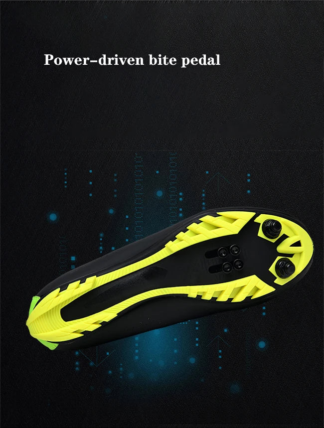 New Unisex pedal Cycling Shoes Flat shoes Suitable For Mountain Sports Pedal Self-Locking Cycling Shoes Breathable Cycling Shoes
