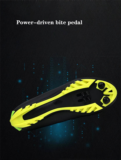 New Unisex pedal Cycling Shoes Flat shoes Suitable For Mountain Sports Pedal Self-Locking Cycling Shoes Breathable Cycling Shoes
