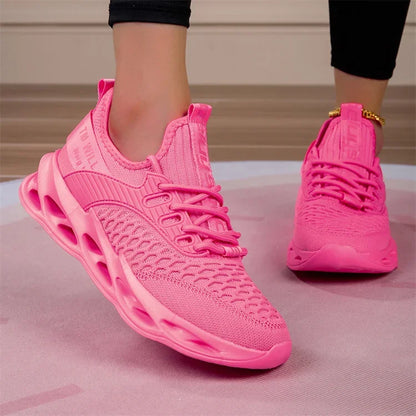 Hot Sale Pink Casual Sneakers Women Men Blade Shoes Big Size 46 Light Breathable Running Shoes Shoes Men Mesh Sports Sneakers