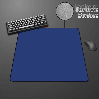 Fekete Speed egérpad, egyszínű, nagy rugalmasságú, csúszásmentes aljú gaming egérszőnyeg, prémium e-sport egérpad, ultrafinom felületű deskmat