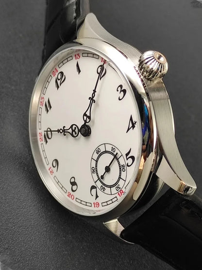 Men's Manual Mechanical Watch Roasted Blue Pin Seagull ST3621 Vintage Business Men's Waterproof Genuine Leather Watch