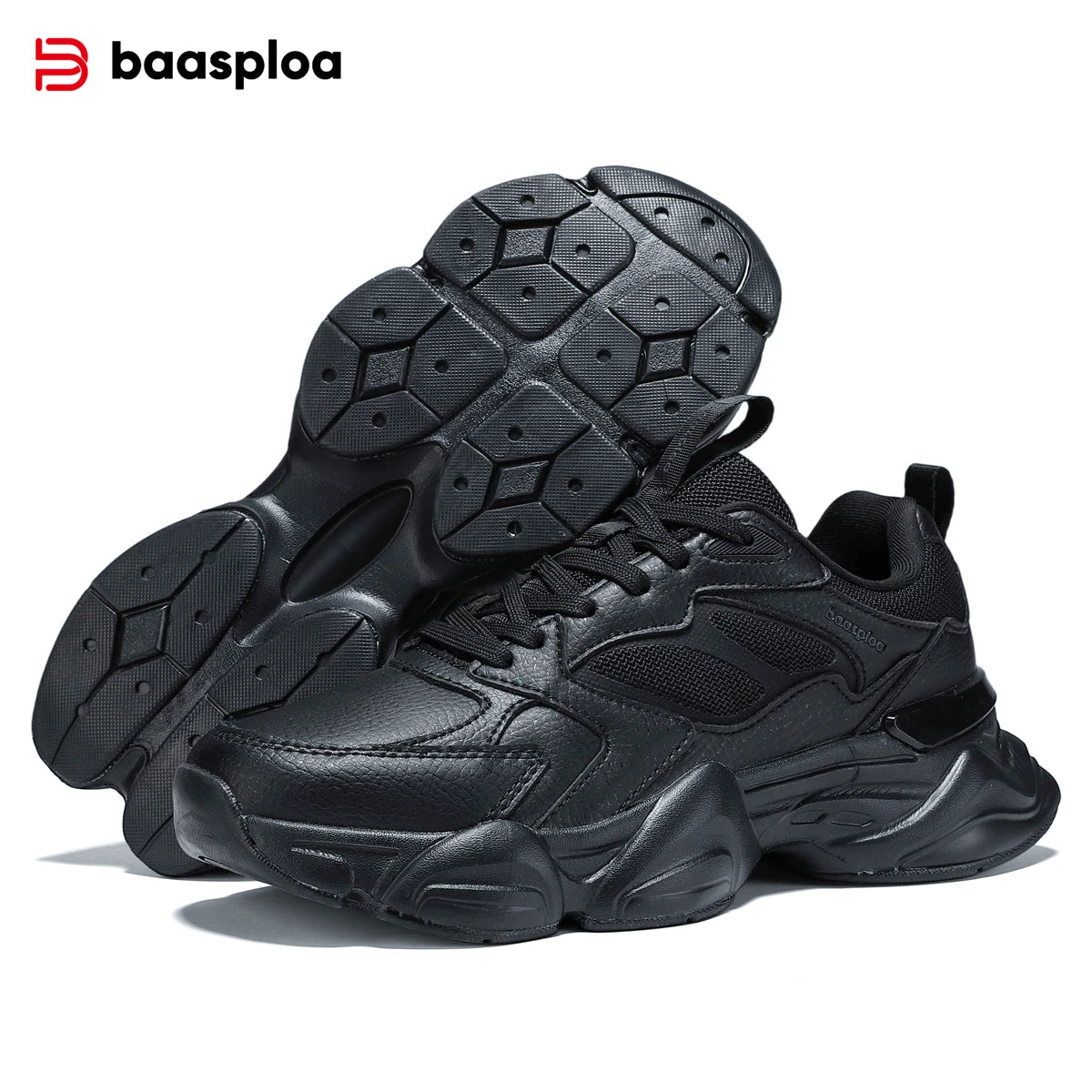 Baasploa Women Running Sneakers Brand Mesh Breathable Comfort Walking Shoes Outdoor Anti-slip Female Casual Jogging Sports Shoes