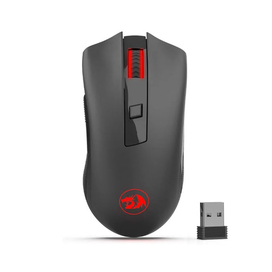 Rato sem fios Redragon M652 Optical 2.4G com recetor USB, rato portátil para gaming e escritório, 5 níveis de DPI ajustáveis