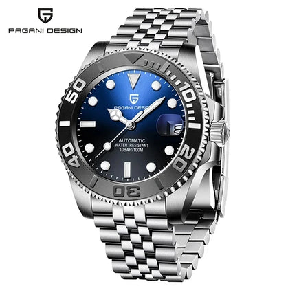 PAGANI DESIGN V3 40MM  Men Mechanical Wristwatch Sapphire Luxury Automatic Watch Men's Stainless Steel Waterproof watches