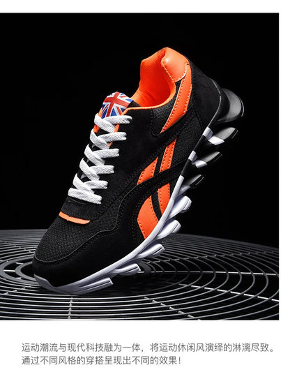 New Men's and Women's Running Shoes Breathable Casual Sneakers Anti-slip Vibration Comfortable Outdoor Sprots Walking Shoes36-48