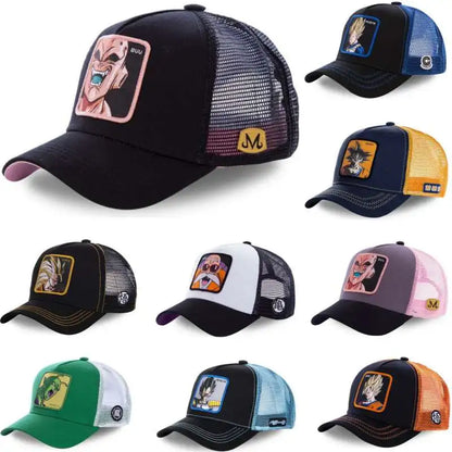 SVI stilovi Dragon Ball bejzbol kapa Snapback kapa s šiljastim vrhom muška vezena hip-hop kapa sunčani vizir podesiva trucker mrežasta kapa