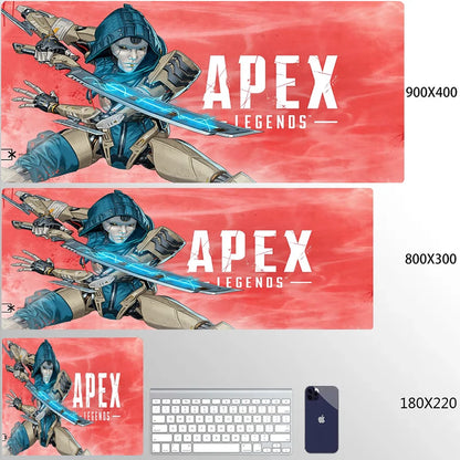 800x300 Apex Legends Mousepad Xxl Funny Unique Desktop Pad Game Mousepad PC Size for large Edge Locking Game Keyboard Pad XL