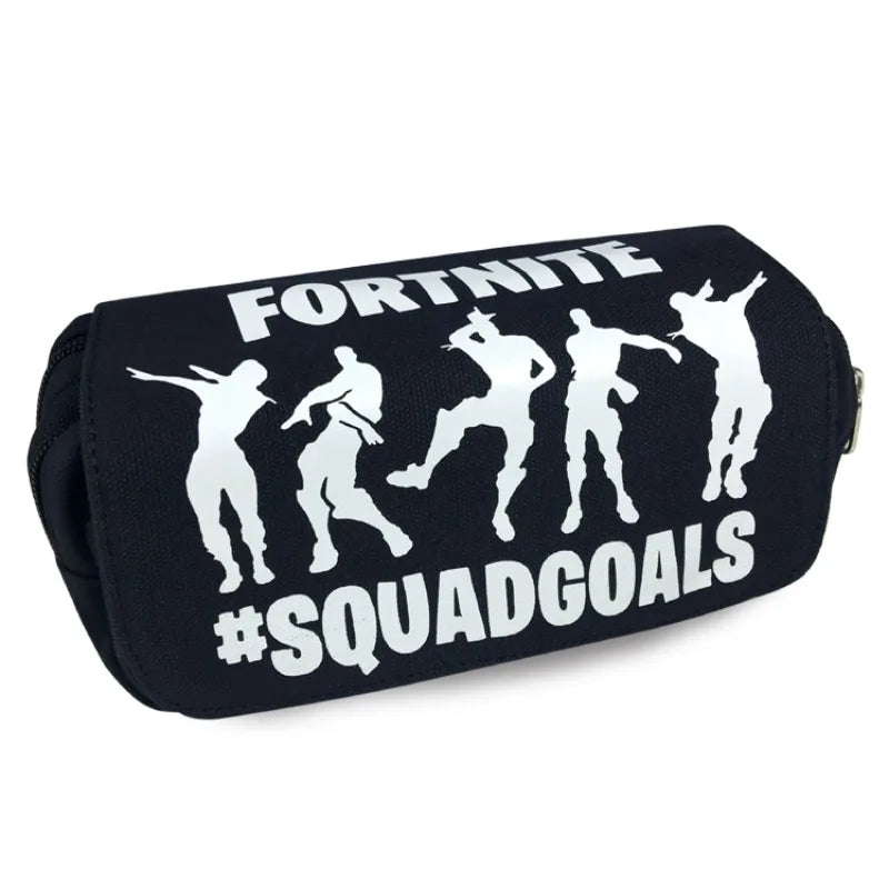 Fortnite Kids Pencil Bag Kawaii Pencil Case Large Capacity Waterproof Handheld Cosplay Pencil Pouch Office Stationery Gift Toy