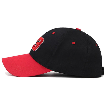 Mode Unisex 3D-broderad bomullsmössa med justerbar snapback-rem, basebollkeps, fotbollskeps, truckerkeps, pappakeps och golfkeps