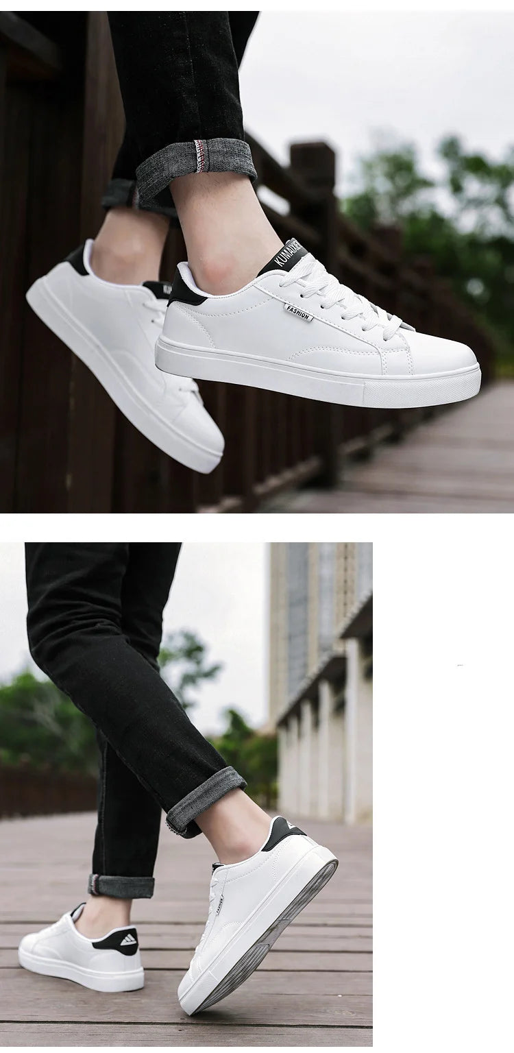 Scarpe da skateboard casual da uomo, scarpe bianche, scarpe da tempo libero per attività all'aperto, sneakers, scarpe da passeggio traspiranti, scarpe basse, Chaussure Homme 39-48