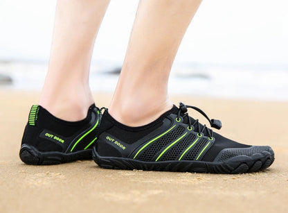 Mens Minimalist Running Cross Training Shoes Barefoot Shoes Big Toe Box Five Finger Shoes Saguaro Barefoot Pit Viper Paracord