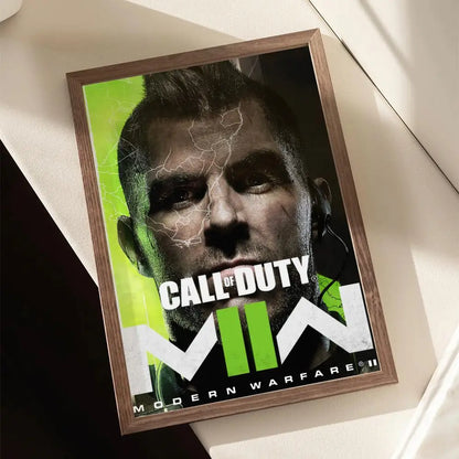 Самозалепващи се стенни стикери Call of D-DUTY с геймърски постер, HD стенен декор за спалня, дневна, домашна декорация и подарък