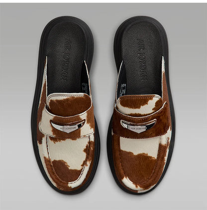 Oryginalne damskie buty codzienne Nike JORDAN z grubą podeszwą i nadrukiem IB1497-001
