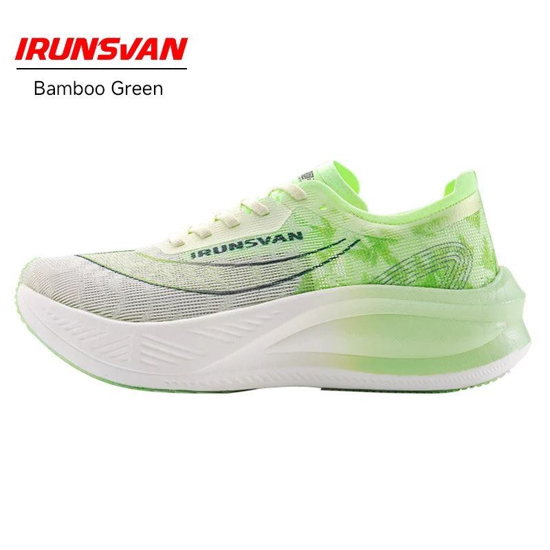 IRUNSVAN carbon plate marathon running shoes professional stable support shock absorption ultra light rebound sports shoes