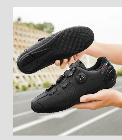 Highway bike cycling shoes, breathable and wear-resistant mountain bike cycling shoes, professional bike lock shoes Men or Women
