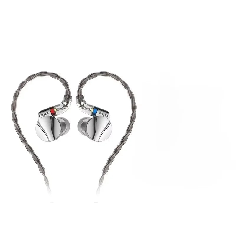 FiiO FD15 Hi-Res Dynamic Driver In-Ear Earphones, 13.8mm DLC Wired HiFi Earbuds with Magnalium Driver, MMCX Detachable Cable, Audiophile In-Ear Monitors