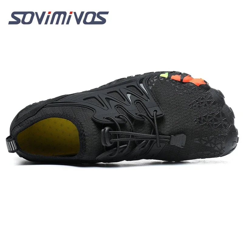 Men's Trail Running Shoes, Lightweight Athletic Zero Drop Barefoot Shoes Non Slip Outdoor Walking Minimalist Shoes for Women