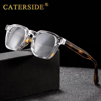 CATERSIDE Fashion Mirror Men Polarized Sunglasses Luxury Core Insert Leg Design Sun Glasses Women Party Outdoor Travel Glasses