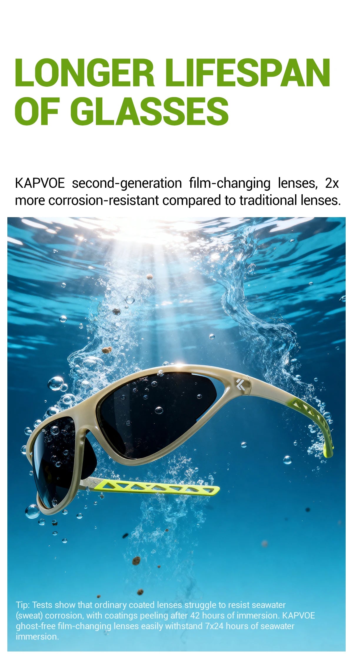 Kapvoe Hiking Sunglasses Camping Fashion Sunglasses for Men Photochromic Cycling Glasses MTB Bike Goggles Fishing Eyewear Sports