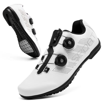 Lock-Free Cycling Shoes Flat Pedal Shoes Men Bike Cleat Sneaker MTB Bicycle Biking Women Breathable Indoor Boots