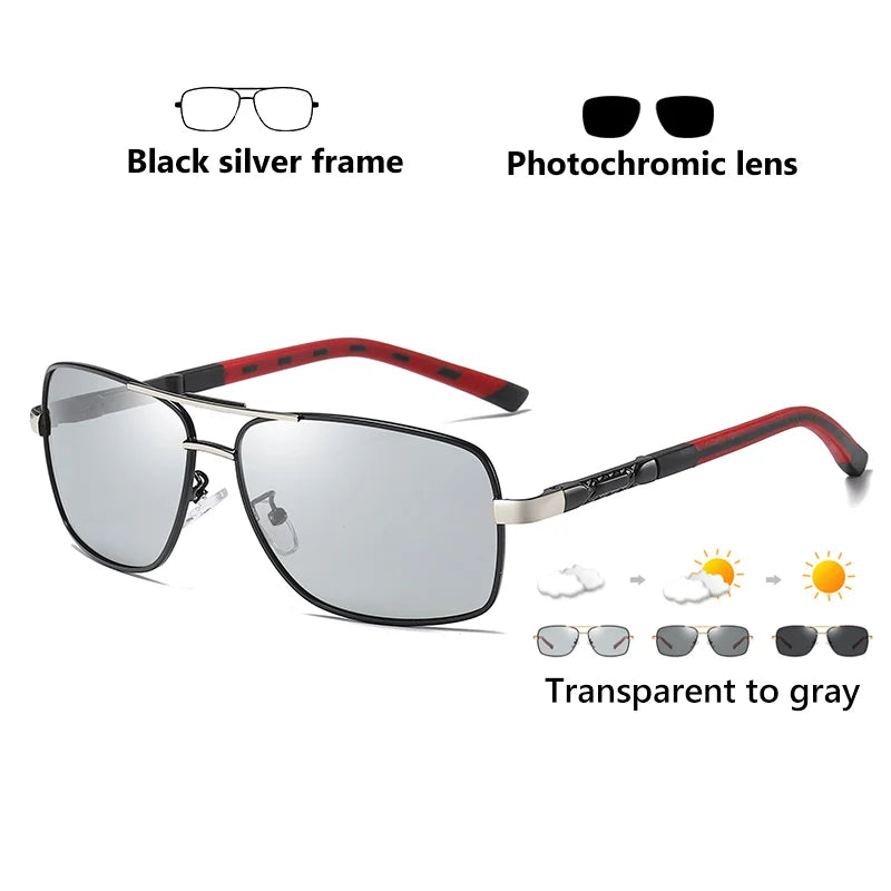 LIOUMO Brand Polarized Sunglasses Men Photochromic Sun Glasses For Women Driving Glasses Anti-Glare Goggles gafas de sol hombre