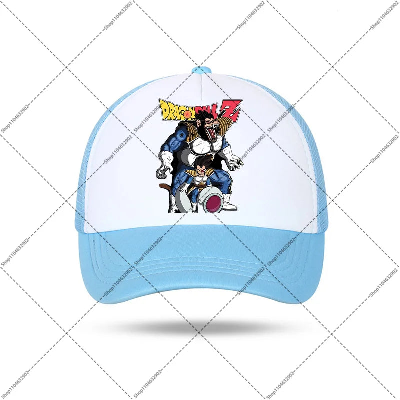 Dragon Ball-baseballkeps för kvinnor och män, solhattar, kepsar med tryck av seriefigurer och anime, bekväma unisex-bomullskepsar för vuxna, perfekta som sommargåvor och festpresenter