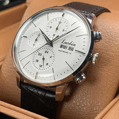 Relógio de Luxo para Homem, Automático Mecânico, de Corda Automática, Business, em Aço Inoxidável, Luminoso, Relojes Para Hombre 2020