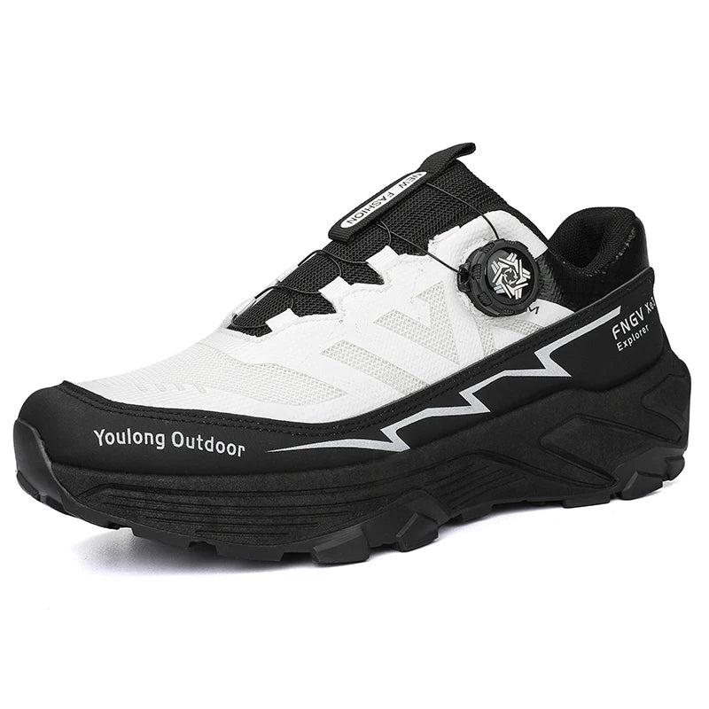 Mens Sneakers Casual Outdoor Anti Slip Shock-absorbing Versatile Off Road Hiking Shoes Comfortable Soft Sole Running Shoes Man