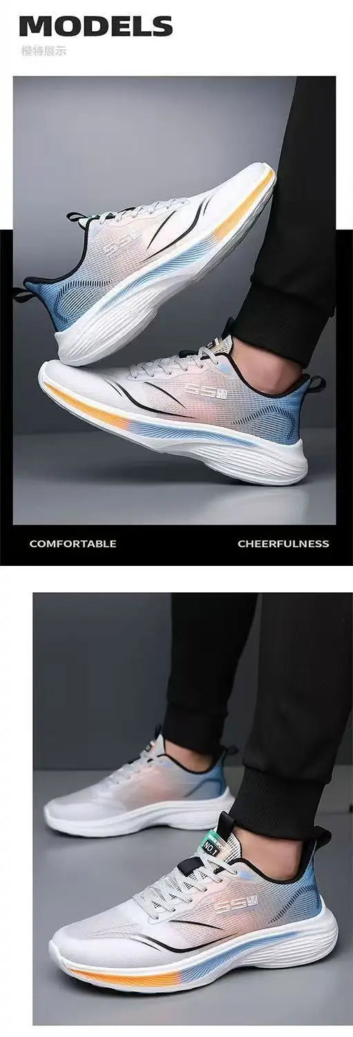 Breathable Mesh Men Shoes Lightweight Casual Sneakers Non Slip Soft Sole Running Shoes for Men Spring Summer