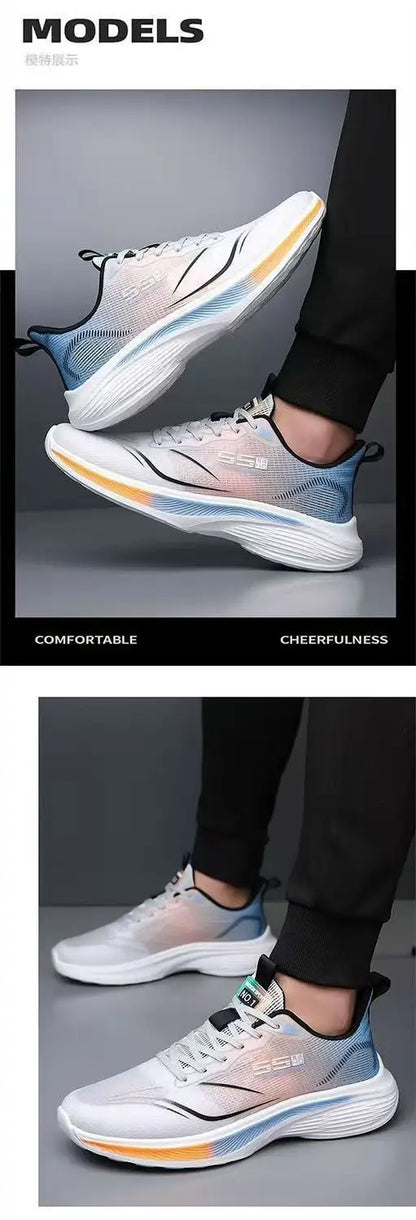 Breathable Mesh Men Shoes Lightweight Casual Sneakers Non Slip Soft Sole Running Shoes for Men Spring Summer