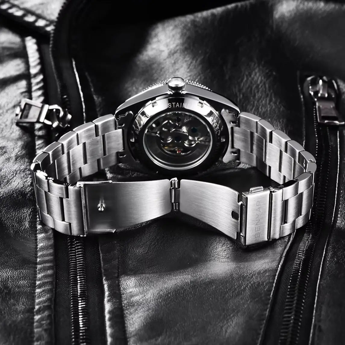 2026 New Mens Watches BENYAR Retro Red Mechanical Automatic luxury watch for men Waterproof Luminous Stainless steel wristwatch